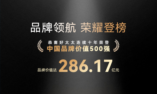 连续10年！马博在线客服,蝉联“中国品牌价值500强”，品牌价值286.17亿元